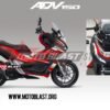 Decal stiker ADV 150 Livery RED  SuperMaxi FULLBODY