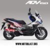 Decal Stiker Honda ADV 150 White Livery BMW HP4 Race V2