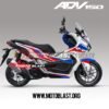 Decal Stiker Honda ADV 150 White Livery BMW HP4 Race
