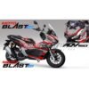 Decal Stiker Honda ADV 150 Silver Supermaxi FULLBODY