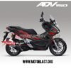Decal stiker Honda ADV 150 Black Wings