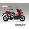 Decal stiker Honda ADV 150 Red ABS ( TIDAK FULLBODY)
