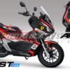 Decal stiker Honda ADV 150 BLACK CBS FERRARI FULLBODY