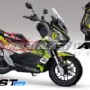 Decal stiker Honda ADV 150 SILVER CBS FERRARI STABILO FULLBODY