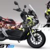 Decal Stiker Honda ADV 150 Kamuflase Black Stabilo FULLBODY