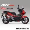 Decal stiker Honda ADV 150 Black Red
