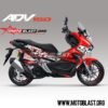Decal stiker Honda ADV 150 RED Puzzle