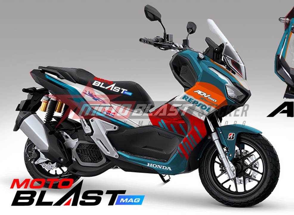 Decal Stiker Honda ADV Repsol NSR FULLBODY