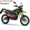 Decal Stiker Kawasaki Dtracker 150 Monster Energy V2