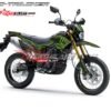 Decal Stiker Kawasaki Dtracker 150 Monster Energy