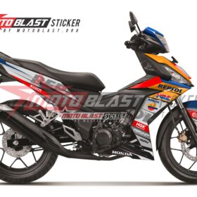 Decal Stiker Honda Supra GTR 150 Repsol Custom Sport