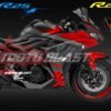 Decal Stiker Yamaha R25 Red Sporty Grey FULLBODY