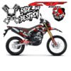 Decal Stiker Honda CRF150L Skull