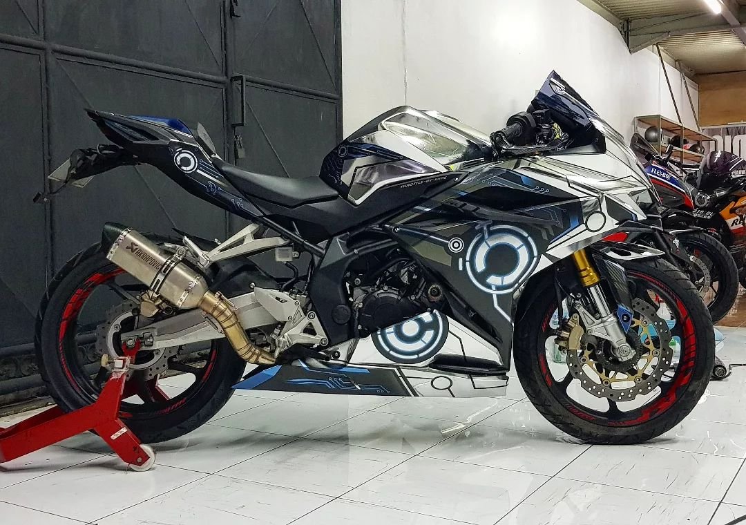 Decal Sticker Honda CBR250RR Techno Super Chrome Full Body - Gambar 2