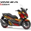 Decal Stiker Honda Forza LIVERY BLACK REDBULL YELLOW