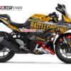 Decal Stiker Yamaha New R25 YELLOW BATTLE PUBG