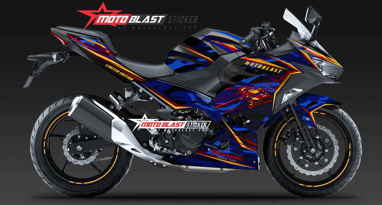 Ada Desain baru tema Superman nih untuk Kawasaki New Ninja 250R Fi