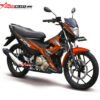 Decal Stiker Suzuki satria Fu 2014 Black Orange