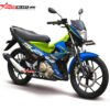 Decal stiker Suzuki Satria 2014 Black Blue