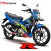 Decal stiker Satria Fu 2014 Racing Road Blue