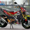 Decal Stiker Suzuki Satria Fu 150fi Shark Black Red V2