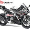 Decal Stiker Kawasaki Ninja ZX636 WHITE SHARK FIX SIZE