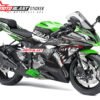 Decal Stiker Kawasaki Ninja ZX636 GREEN SHARK FIX SIZE