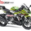 Decal Stiker Kawasaki Ninja ZX636 GREENLIME SHARK FIX SIZE