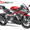 Decal Stiker Kawasaki Ninja ZX636 RED SHARK FIX SIZE