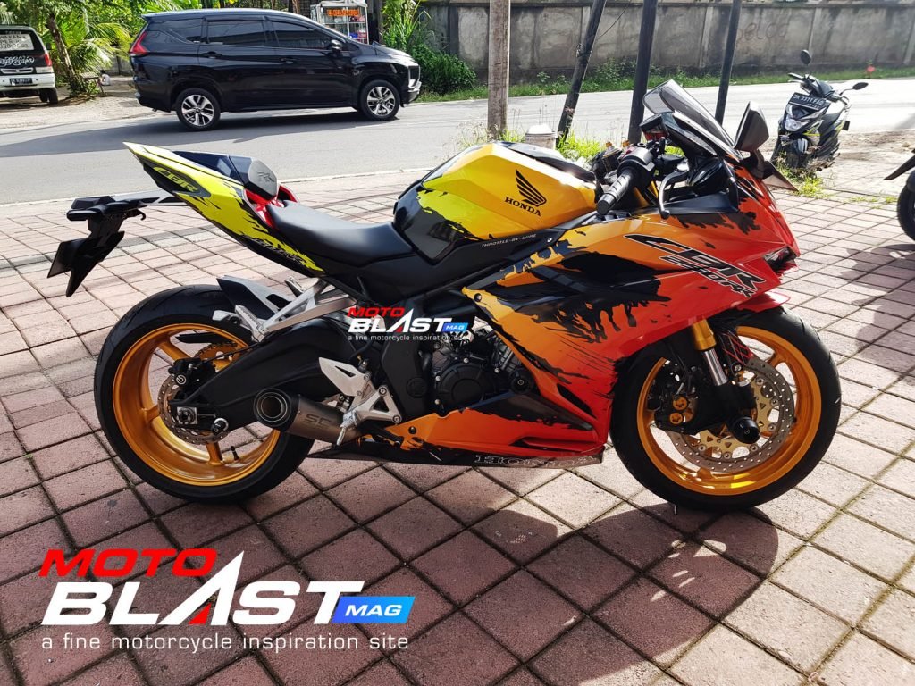 Decal Stiker Honda CBR250RR LIVERY BUTO AGNI - Gambar 3