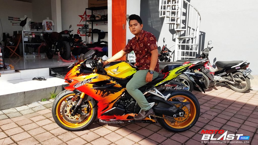 Decal Stiker Honda CBR250RR LIVERY BUTO AGNI - Gambar 2