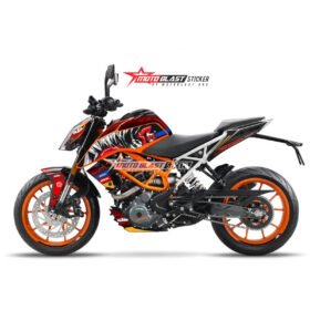 Decal stiker KTM Duke 125 250 390 Venom Hjc motoblast