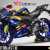 Decal stiker yamaha R15 v3 agv falcon sunmoon fullbody motoblast
