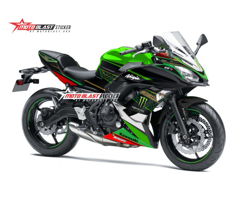 Decal stiker Kawasaki Ninja 650 2017 KRT 2020 Fullbody motoblast