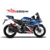 Decal stiker Yamaha R15 V2 blue shark fullbody motoblast