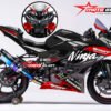 Decal Sticker Kawasaki Ninja ZX25R Motocard Non Full