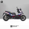 Decal stiker BMW C400X Safety Gp Fullbody Motoblast