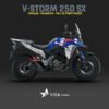 Decal stiker Suzuki Vstrom Tricolor Fullbody Motoblast
