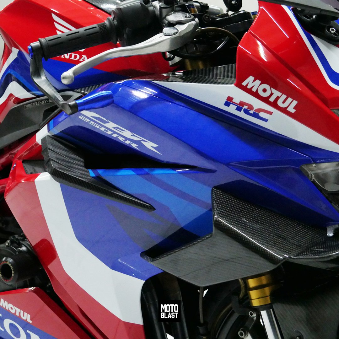 Decal stiker cbr250rr Tricolor HRC Red GP WSBK Fullbody Motoblast - Gambar 8