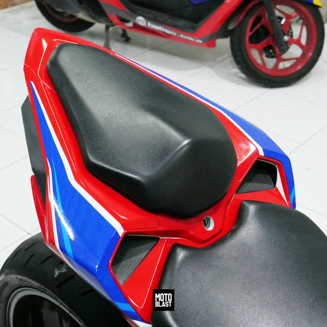 Decal stiker cbr250rr Tricolor HRC Red GP WSBK Fullbody Motoblast - Gambar 9