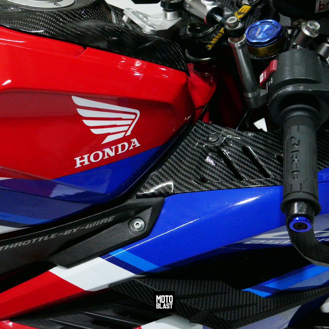 Decal stiker cbr250rr Tricolor HRC Red GP WSBK Fullbody Motoblast - Gambar 10
