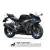 Decal stiker ZX6R 2023 Black Sporty Fullbody Motoblast