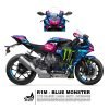 Decal stiker Yamaha R1M HJC RPHA Quartararo Le Mans Spesial Fullbody Motoblast