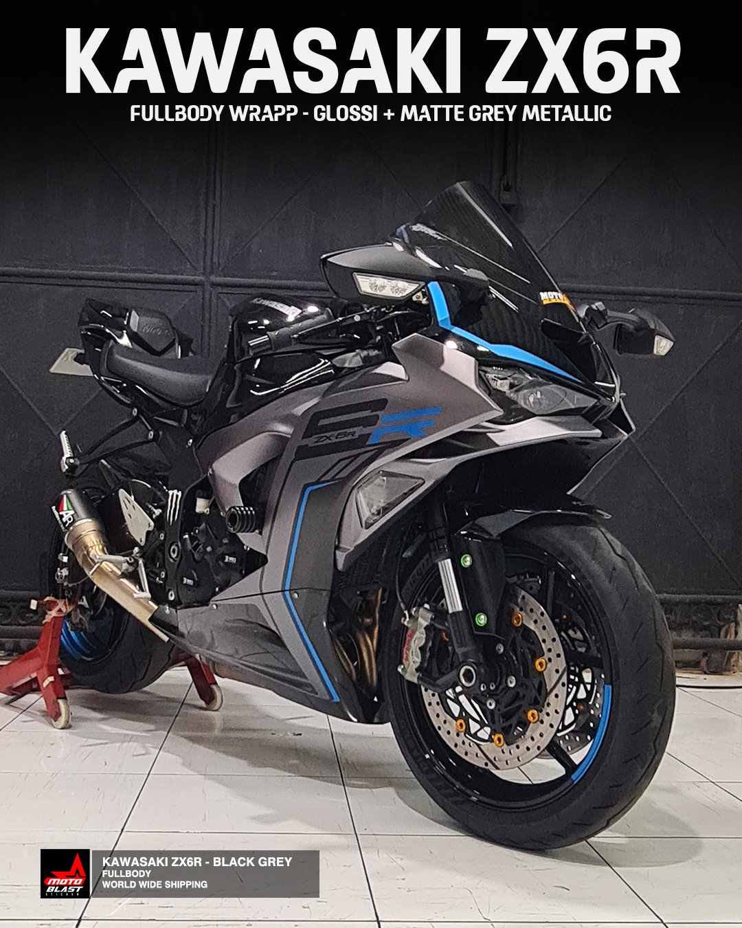 Decal stiker ZX6R 2023 HJC RPHA Quartararo Le Mans Spesial Fullbody Motoblast - Gambar 12